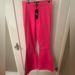 JCJQ Pink Flare Bell Bottom Pants - NWT